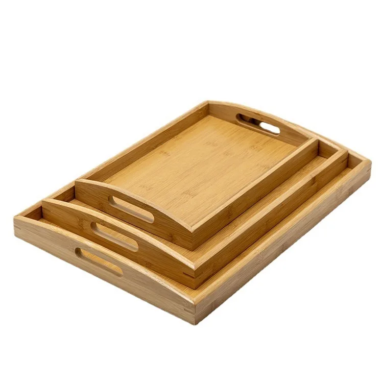 Bamboo serving trays